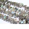 Natural Blue Flash Black Labradorite Micro Faceted Marquise Beads Strand Length 9 Inches and Size 11.5mm to 12mm approx. 